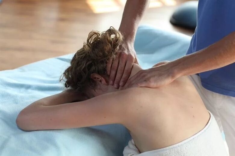 Cervical osteochondrosis massage